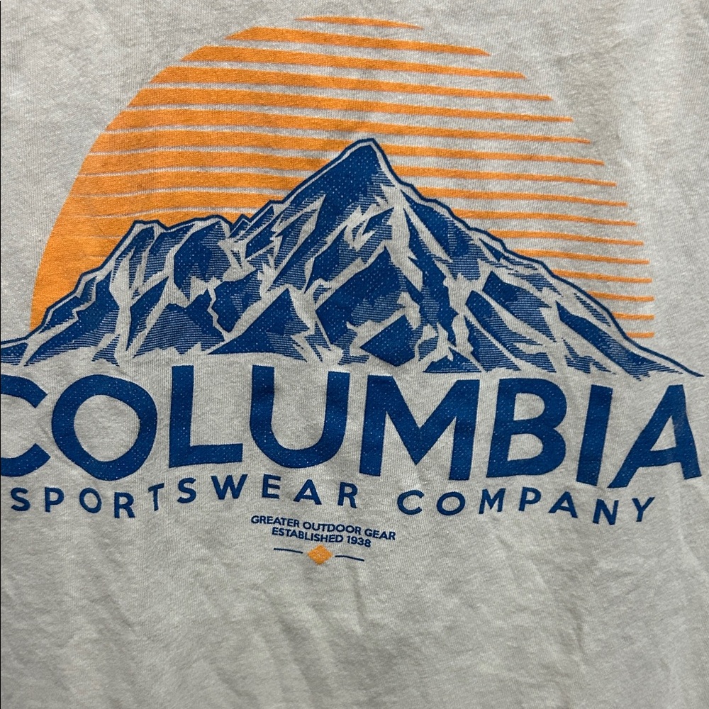 Columbia Men's Off-White Mountain Graphic Tee - Picture 3 of 4